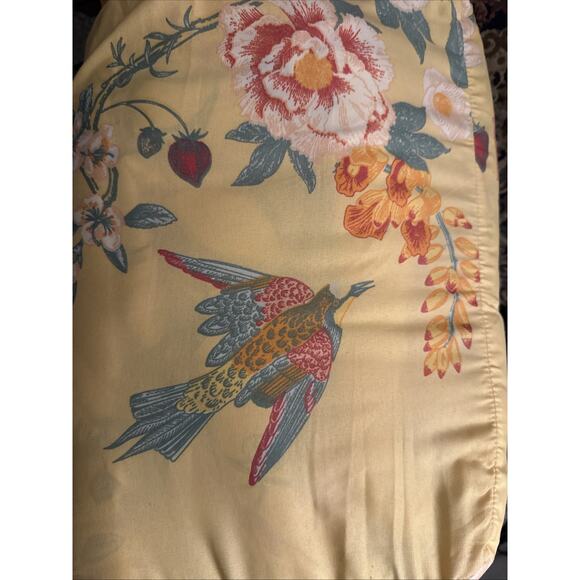 NIP Pem America Spring Chinoiserie 8-Pc. Comforter Set Yellow Reversible King - Picture 4 of 4